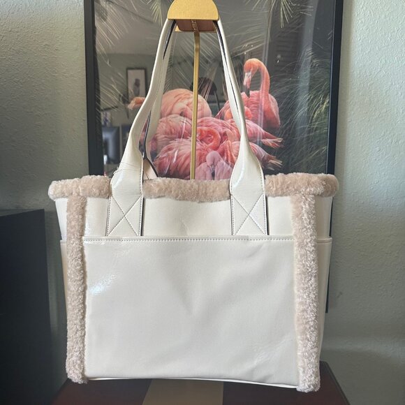 kate spade New York Jett Faux Shearling Tote‎ - NWT - Picture 3 of 8